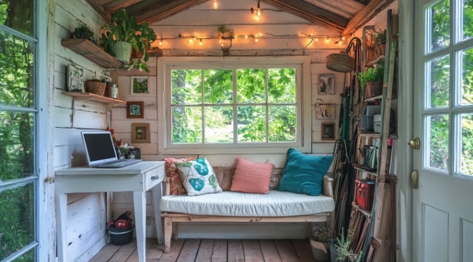 Intérieur cabanon plus féminin Ado
